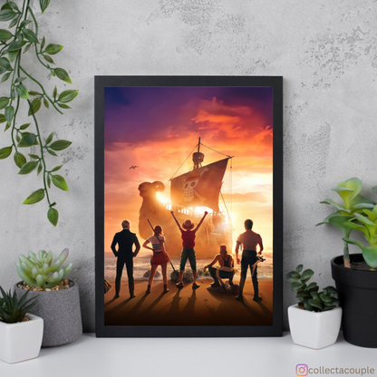One Piece: Crew Scenic Framed Poster
