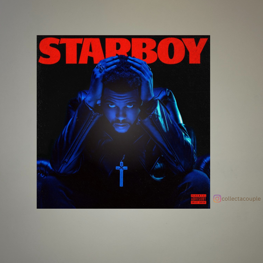 The Weeknd: Starboy (Deluxe) Album Cover Hardboard Poster