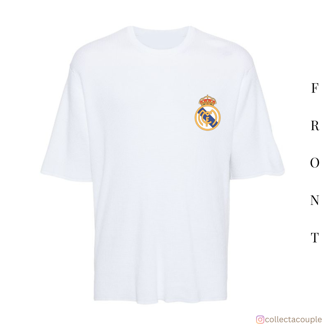 Real Madrid: Logo Oversized Unisex T-shirt