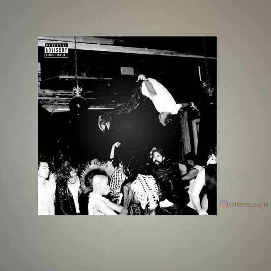 Playboi Carti: Die Lit Album Cover Hardboard Poster