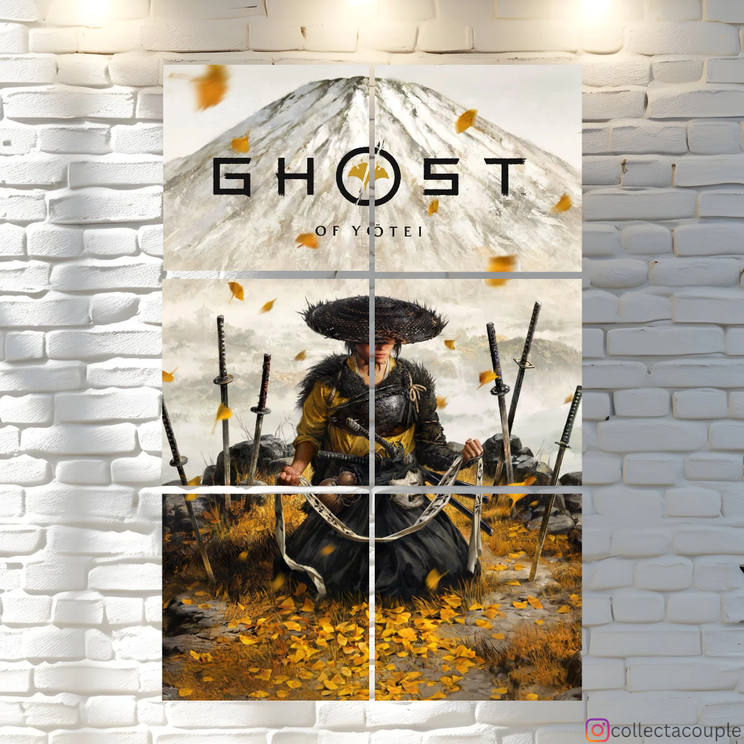 Ghost of Yotei: Game Fandom Puzzle Board Wall Art