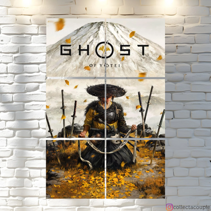Ghost of Yotei: Game Fandom Puzzle Board Wall Art