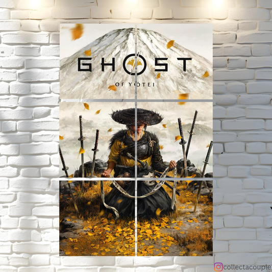 Ghost of Yotei: Game Fandom Puzzle Board Wall Art