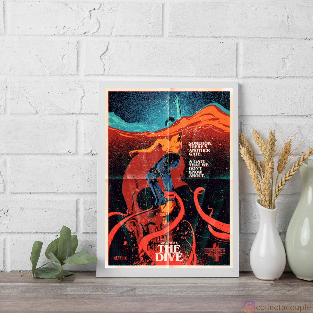Stranger Things: The Dive Framed Poster