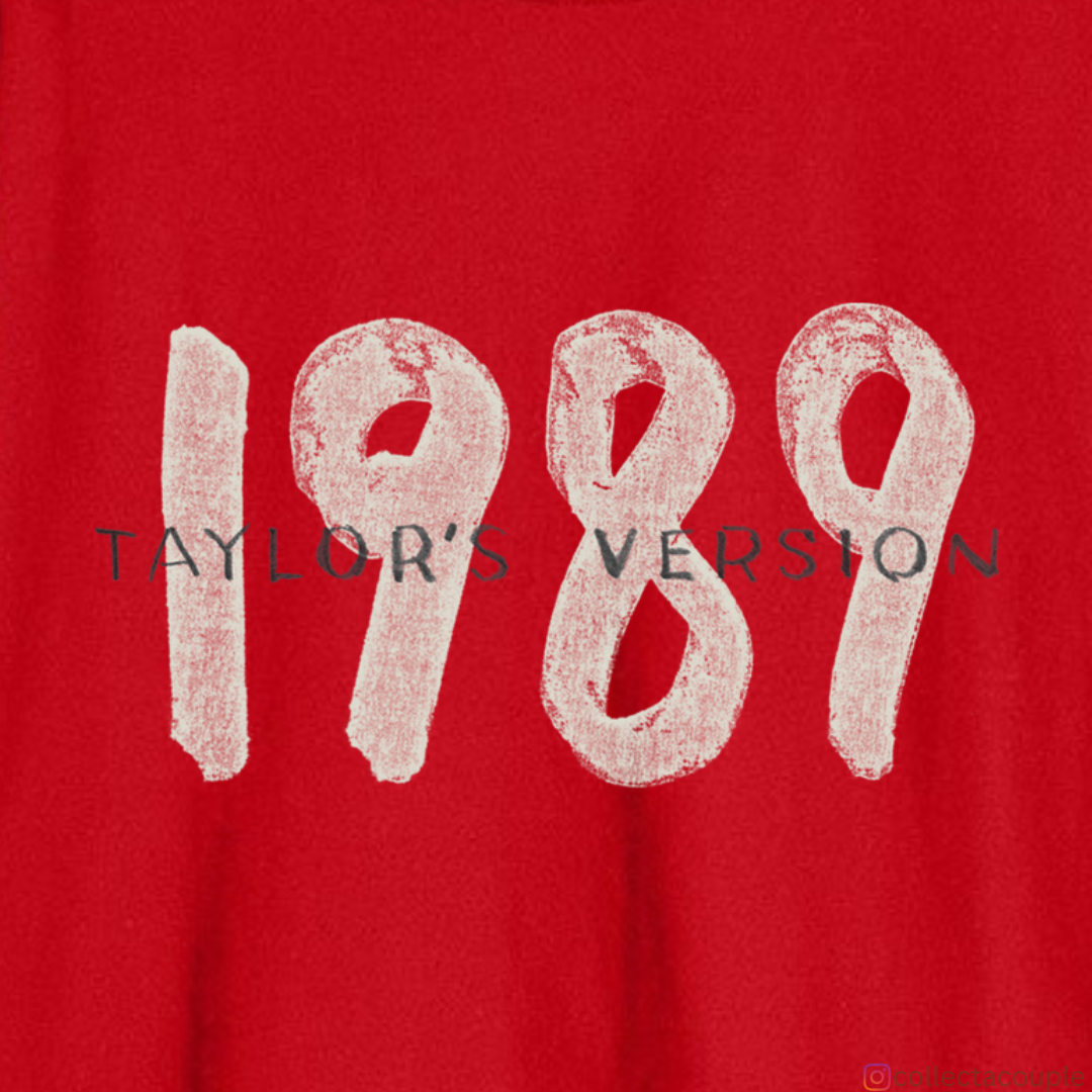 Taylor Swift: 1989 Taylor's Version Oversized Unisex T-shirt (front and back print)