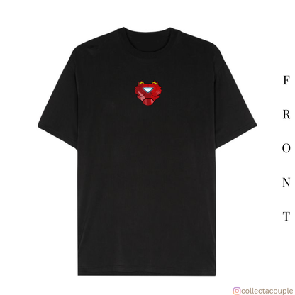 Iron Man: Glow Illustrated Oversized Unisex T-shirt (front and back print)