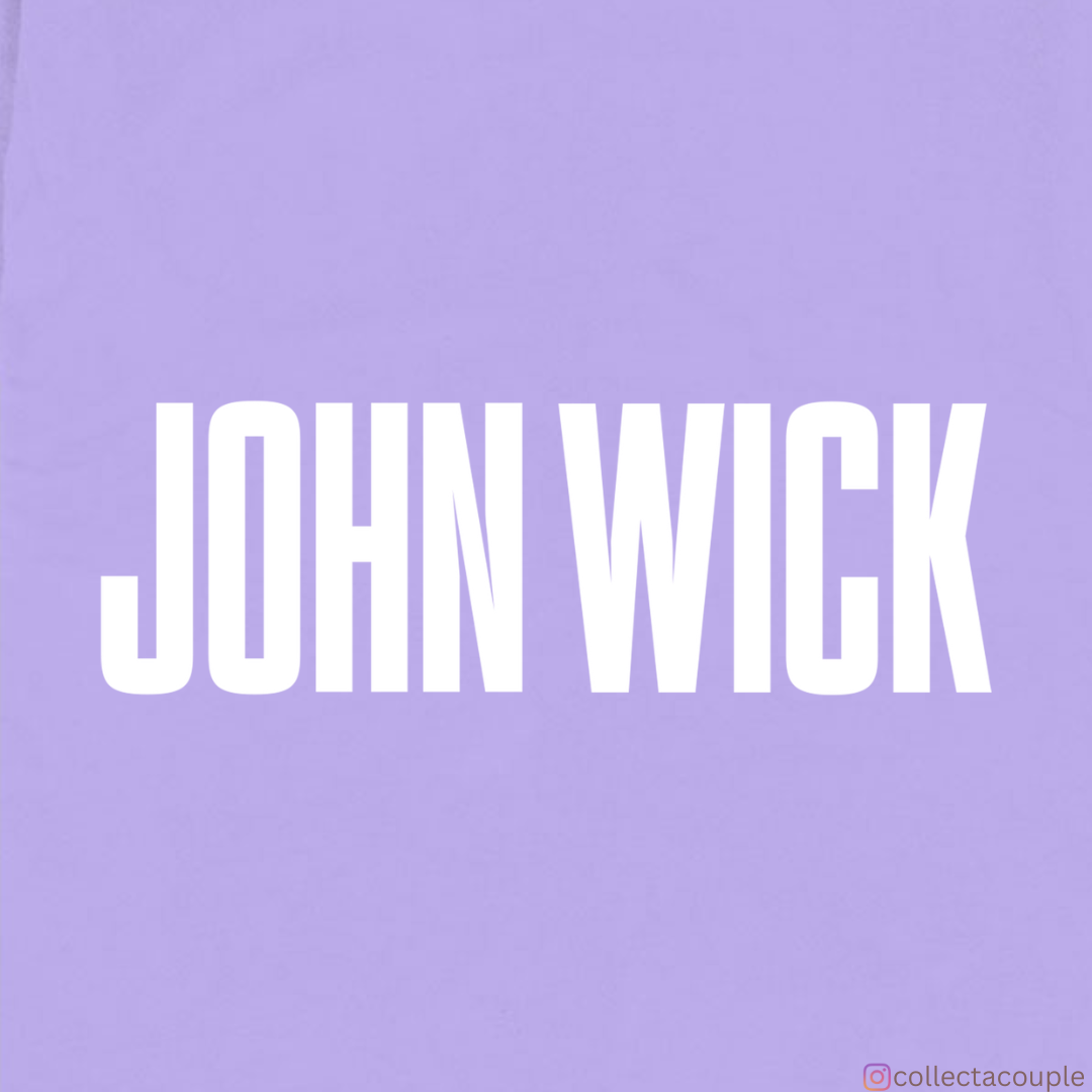 John Wick: Illustrated Oversized Unisex T-shirt (front and back print)