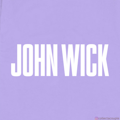 John Wick: Illustrated Oversized Unisex T-shirt (front and back print)