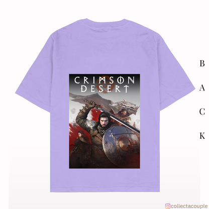 Crimson Desert: Kliff Oversized Unisex T-shirt (front and back print)