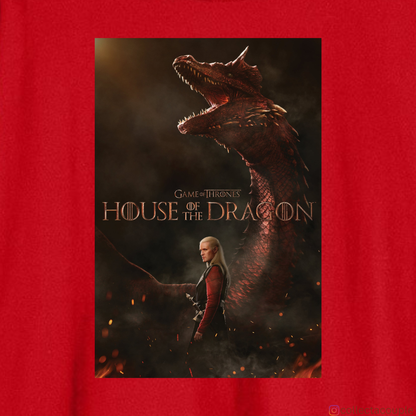 House of The Dragon: Daemon Targaryen Oversized Unisex T-shirt (front and back print)