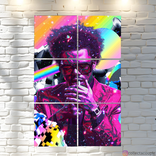 The Weeknd: Aesthetic Fandom Puzzle Board Wall Art