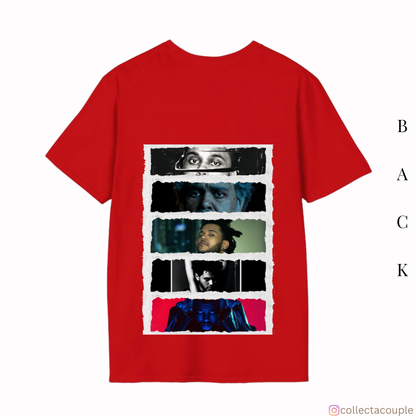 The Weeknd: Discography (2) Oversized Unisex T-shirt (front and back print)