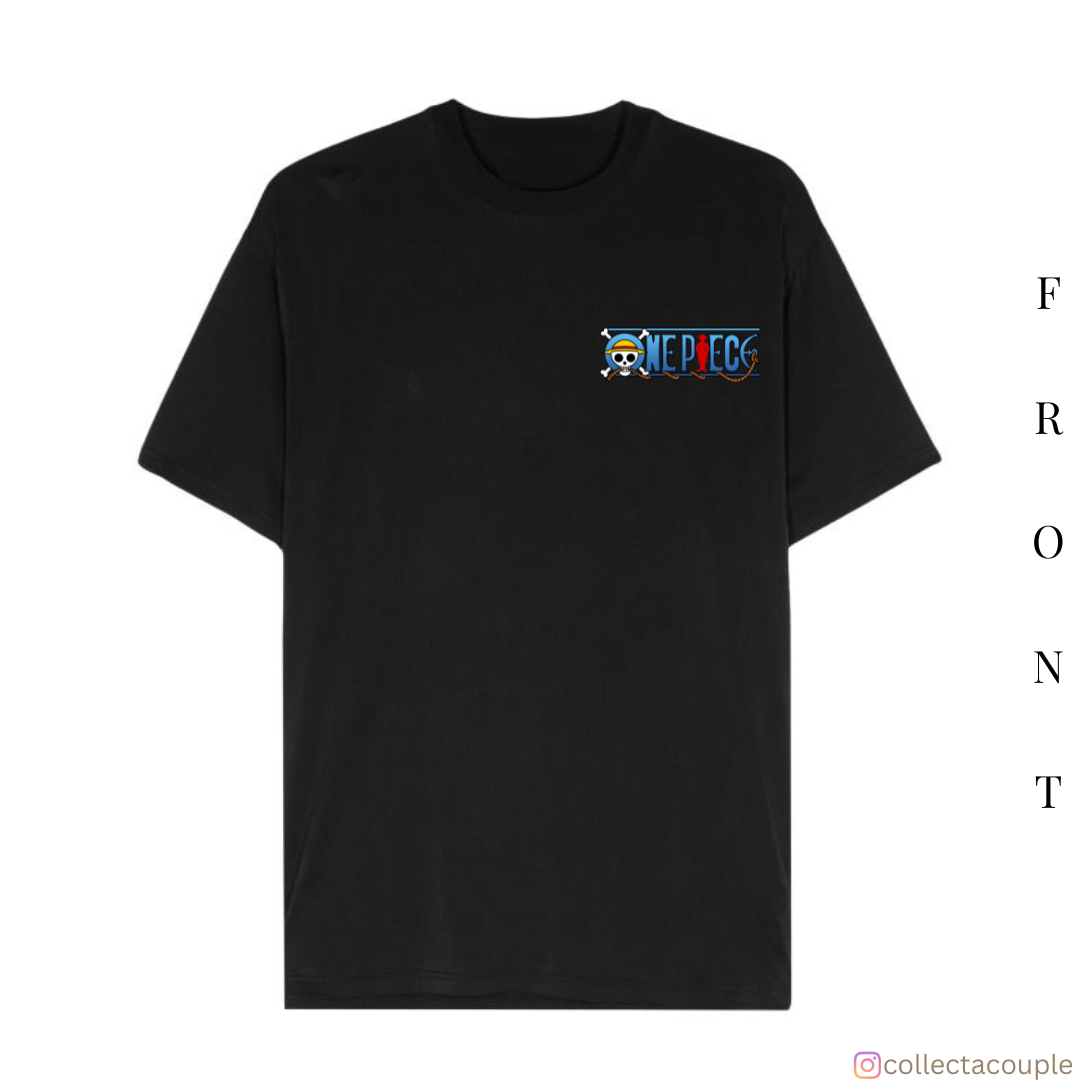 One Piece: Monkey D Luffy Scenic Oversized Unisex T-shirt (front and back print)