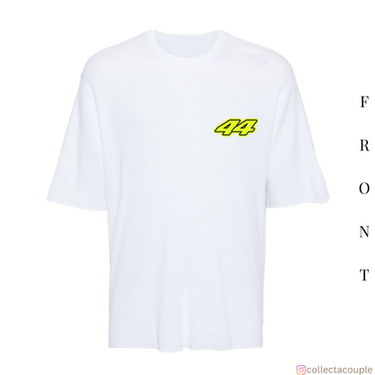Lewis Hamilton: Ferrari Oversized Unisex T-shirt (front and back print)