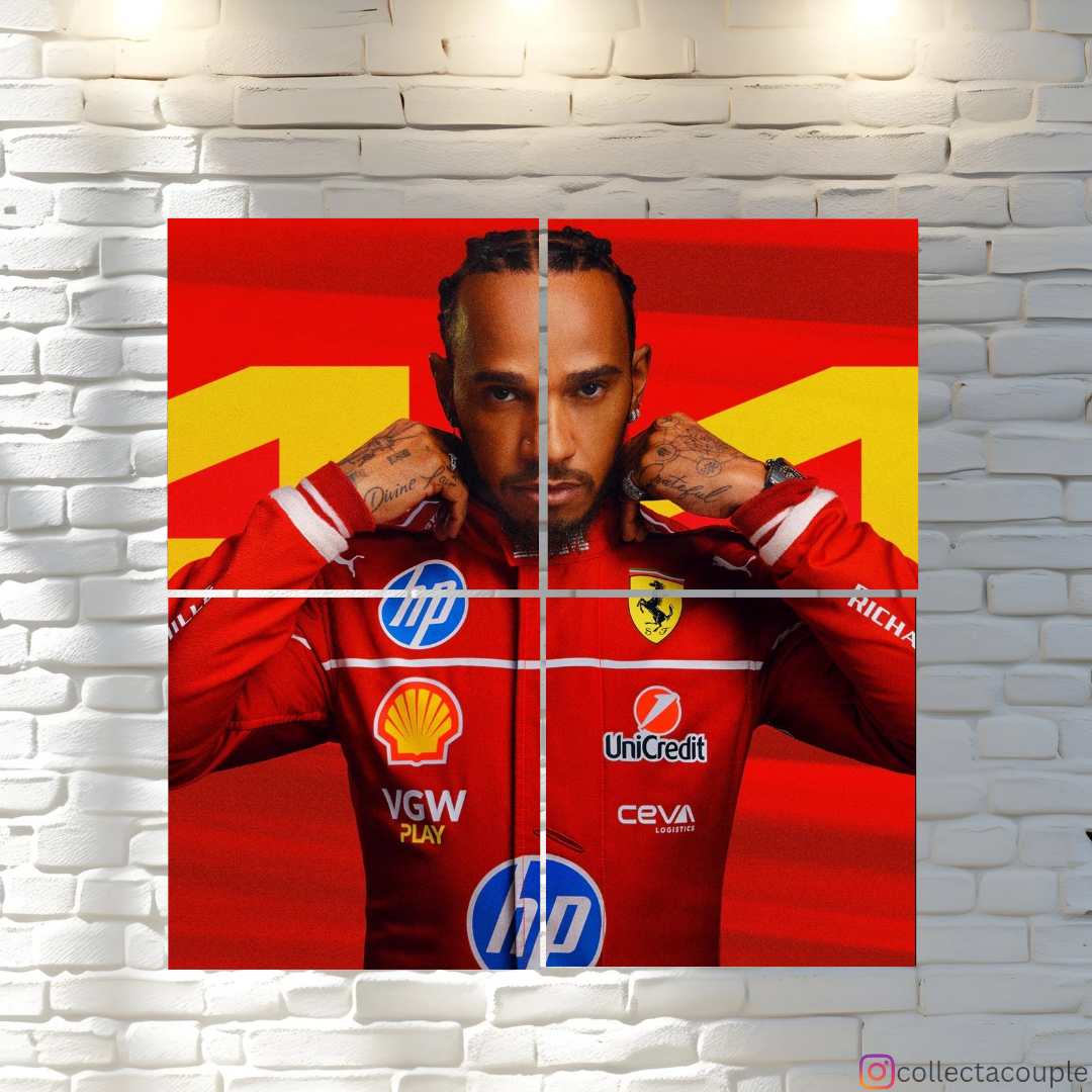 Lewis Hamilton: 44 Fandom Puzzle Board Wall Art