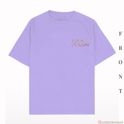 House of The Dragon: Daemon Targaryen Oversized Unisex T-shirt (front and back print)