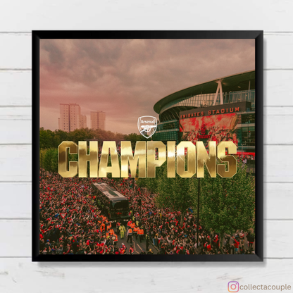 Arsenal: Premier League Champions 25/26 Stadium Framed Poster