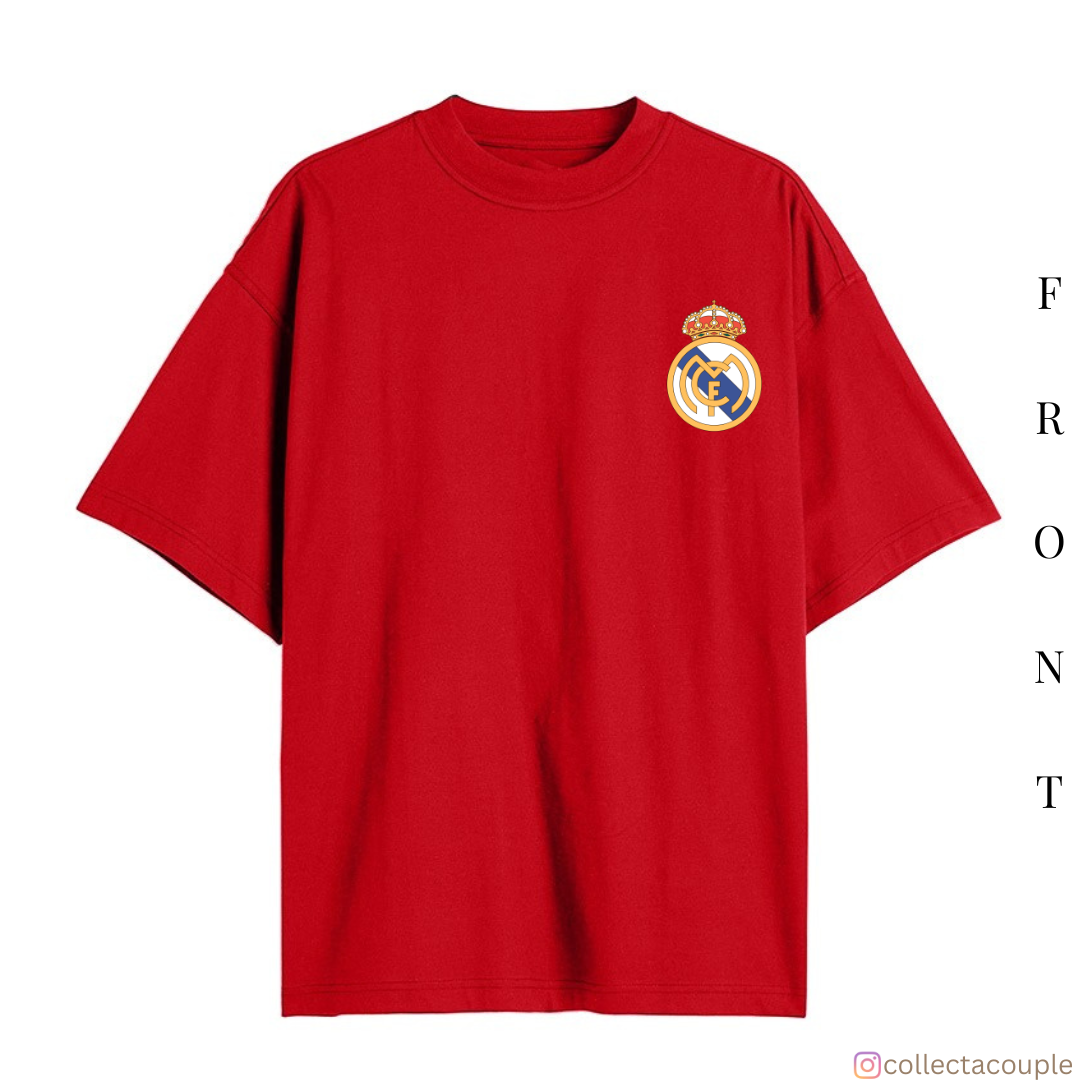 Real Madrid: Logo Oversized Unisex T-shirt